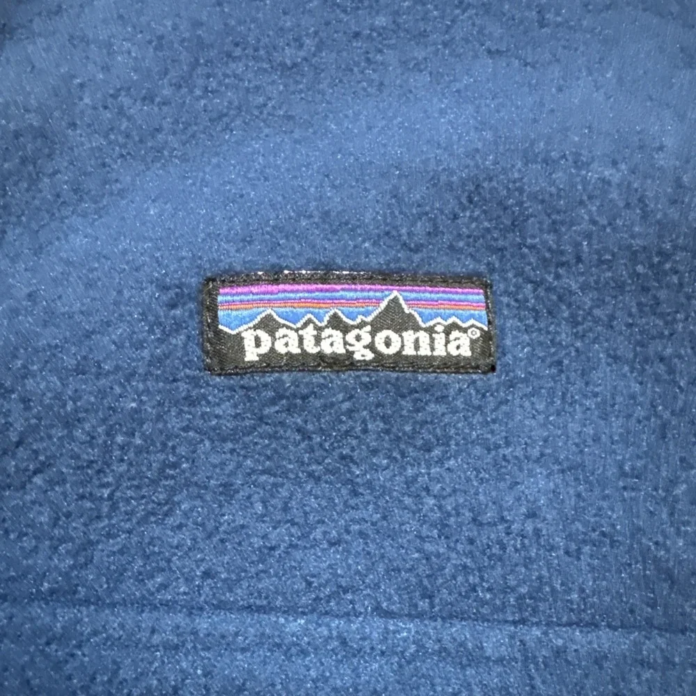 Vintage Patagonia Synchilla Men's Size XL 1/2 Zip Marsupial Fleece Blue‎ 2004